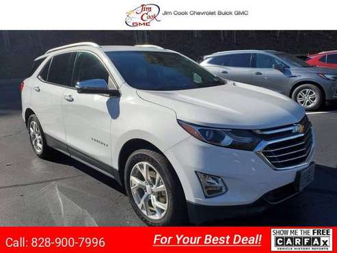 2018 Chevy Chevrolet Equinox Premier suv White - cars & trucks - by... for sale in Marion, NC