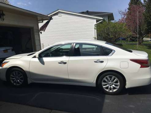 2013 White Nissan Altima 127k Miles Like New - - by for sale in Rochester , NY