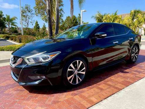 2017 NISSAN MAXIMA FULLY LOADED, BLACK ON BLACK, NAVIGATION - cars & for sale in San Diego, CA