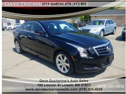 2014 Cadillac ATS 2 0T AWD w/88k miles - - by dealer for sale in Lowell, MA