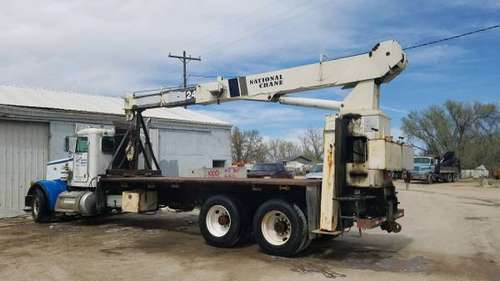 2000 Peterbilt 357 with National Crane for sale in Evans, CO