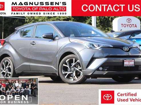 2018 Toyota CHR XLE Premium suv Gray - cars & trucks - by dealer -... for sale in Palo Alto, CA