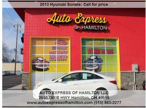 2013 Hyundai Sonata $799 Down+TAX BUY HERE PAY HERE - cars & trucks... for sale in Hamilton, OH