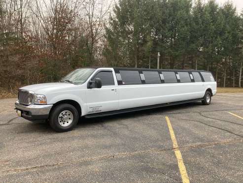 Ford Excursion limousine 200” stretched limo party bus - cars &... for sale in Battle Creek, IL