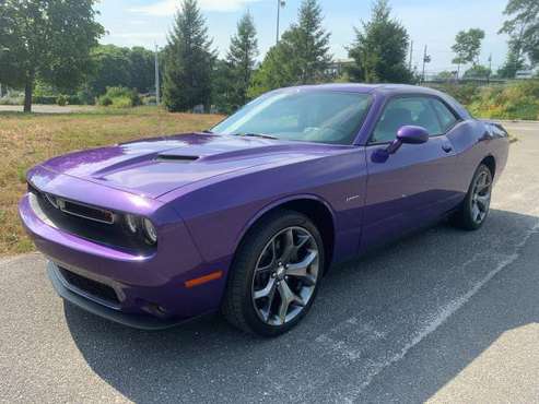 2016 Dodge Challenger R/T Plus Plum Crazy White Leather Auto Loaded!!! for sale in Medford, NY