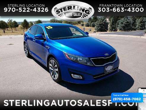 2015 Kia Optima 4dr Sdn SX Turbo - CALL/TEXT TODAY! - cars & trucks... for sale in Sterling, CO