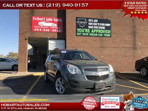 2012 CHEVROLET EQUINOX LT $500-$1000 MINIMUM DOWN PAYMENT!! APPLY... for sale in Hobart, IL