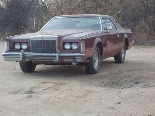 1978 LINCOLN MARK V/54,000 actual/highreving 400 v-8 - cars & trucks... for sale in New London, MN