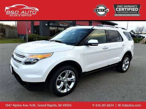 2014 FORD EXPLORER LIMITED 4X4 - LEATHER! PANORAMIC MOON!... for sale in Grand Rapids, MI