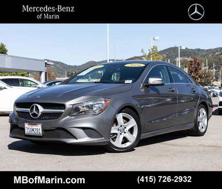 2016 Mercedes-Benz CLA250 Coupe -4P1656- Certified 28k miles for sale in San Rafael, CA