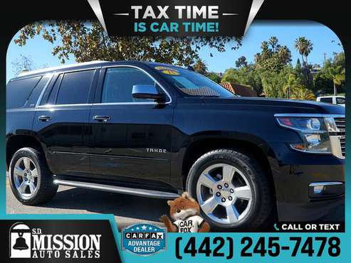 2015 Chevrolet Tahoe FOR ONLY 554/mo! - - by dealer for sale in Vista, CA