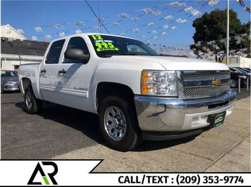 2012 Chevrolet Chevy Silverado 1500 Crew Cab LT Pickup 4D 5 3/4 ft Big for sale in Merced, CA