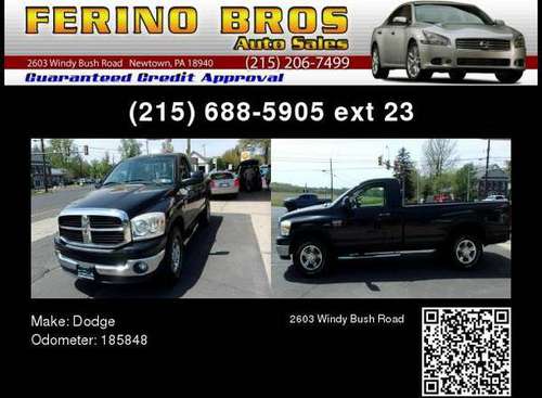 2008 Dodge Ram 2500 SLT - - by dealer - vehicle for sale in Newtown, PA