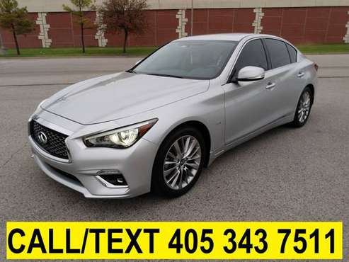 2019 INFINITI Q50 3 Ot LUXE ONLY 19K MILES! LEATHER! NAV! CLEAN for sale in Norman, TX