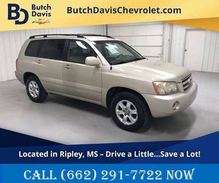 2003 Toyota Highlander Limited 4D Sport Utility For Sale for sale in Ripley, MS