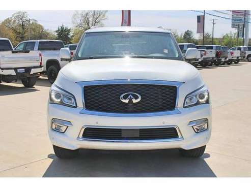 2017 INFINITI QX80 Base (Majestic White) - - by dealer for sale in Chandler, OK