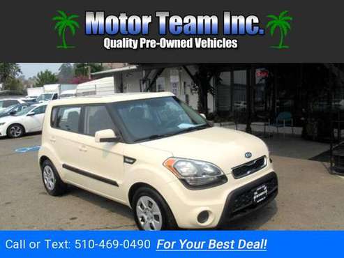 2012 Kia Soul 5dr Wgn Man Base Pearl White GOOD OR BAD CREDIT! -... for sale in Hayward, CA