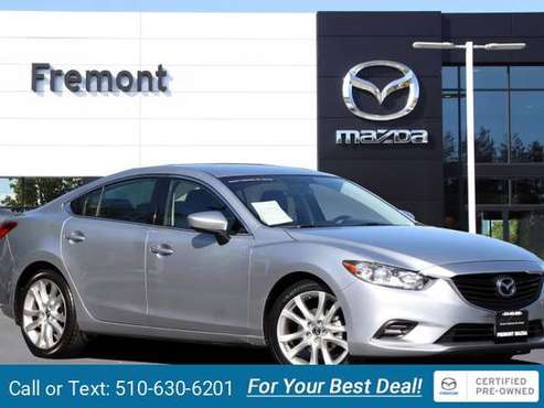 2016 Mazda Mazda6 i Touring Sedan sedan Sonic Silver Metallic - cars for sale in Newark, CA