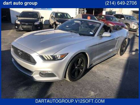 2016 Ford Mustang V6 Convertible 2D with - cars & trucks - by dealer... for sale in Dallas, TX