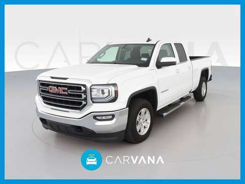 2018 GMC Sierra 1500 Double Cab SLE Pickup 4D 6 1/2 ft pickup White for sale in STATEN ISLAND, NY