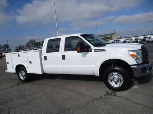 2013 Ford F-250 4x4 Crew Cab XL Utility Bed - cars & trucks - by... for sale in Lawrenceburg, AL