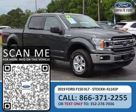 2019 FORD F150 XLT 4WD Camera, Touch Screen, SiriusXM - cars for sale in Alachua, FL