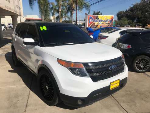 14' Ford Explorer, 6Cyl, Auto, 2WD, Third Row, Must See & Drive!! for sale in Visalia, CA