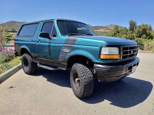 1996 Ford Bronco V8 4WD Clean Title for sale in San Marcos, CA
