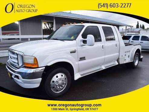 2001 Ford F550 Super Duty Crew WESTERN HAULER TOTER 7 3L DIESEL LOW for sale in Springfield, OR