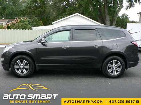15 Chevrolet Traverse LT AWD, 3rd Seat, Mint! 88K! We Finance Every1!! for sale in binghamton, NY