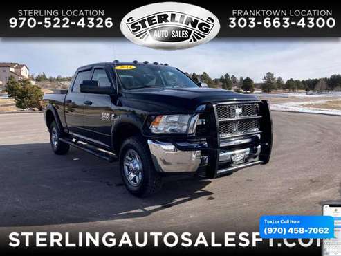 2014 RAM 2500 4WD Crew Cab 149 Tradesman - CALL/TEXT TODAY! - cars & for sale in Sterling, CO