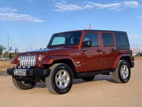2014 JEEP WRANGLER UNLIMITED SAHARA 4X4 - cars & trucks - by dealer... for sale in Phoenix, AZ