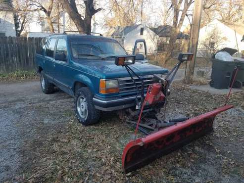 1994 Explorer Snow Plow - cars & trucks - by owner - vehicle... for sale in Lincoln, NE