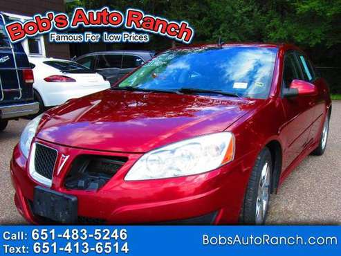2010 Pontiac G6 4dr Sdn w/1SB - cars & trucks - by dealer - vehicle... for sale in Lino Lakes, MN