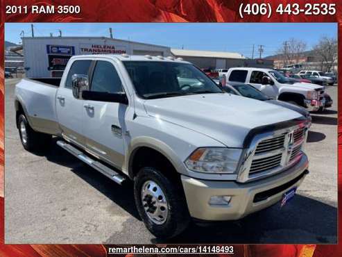 2011 RAM 3500 4WD Crew Cab LARAMIE LONGHORN Trade-In s, Welcome! for sale in Helena, MT