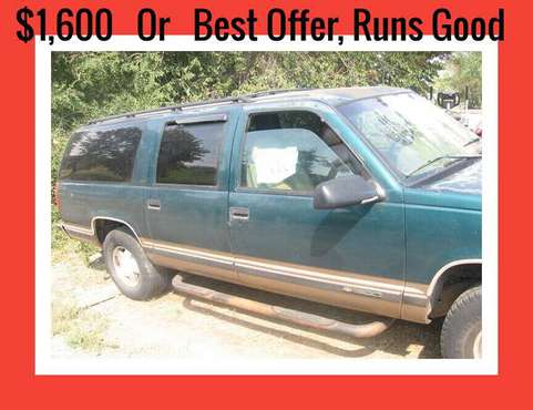 chevy suburban $1800 obo runs good - cars & trucks - by owner -... for sale in Selah, WA