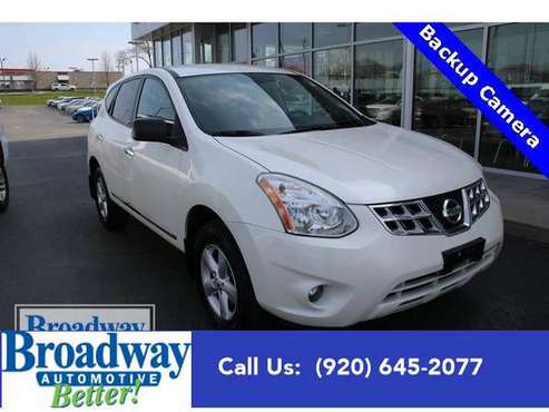 2012 Nissan Rogue wagon S - Nissan Glacier Pearl for sale in Green Bay, WI