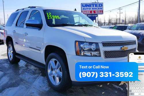2012 Chevrolet Chevy Tahoe LTZ 4x4 4dr SUV / Financing Available /... for sale in Anchorage, AK