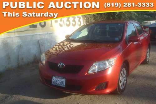 2009 Toyota Corolla Public Auction Opening Bid - cars & trucks - by... for sale in Mission Valley, CA