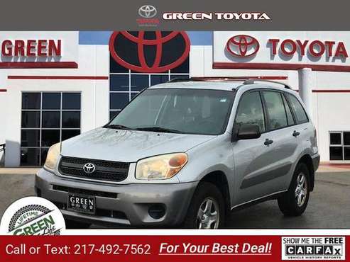 2005 Toyota RAV4 Base suv Silver - - by dealer for sale in Springfield, IL