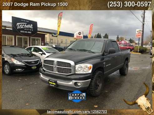2007 Dodge Ram Pickup 1500 Laramie 4dr Quad Cab SB - cars & trucks -... for sale in Tacoma, WA