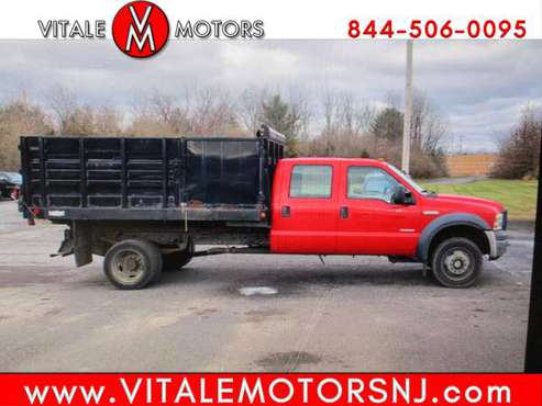 2006 Ford Super Duty F-550 DRW CREW CAB 4X4 LANDSCAPE DUMP TRUCK for sale in south amboy, IN