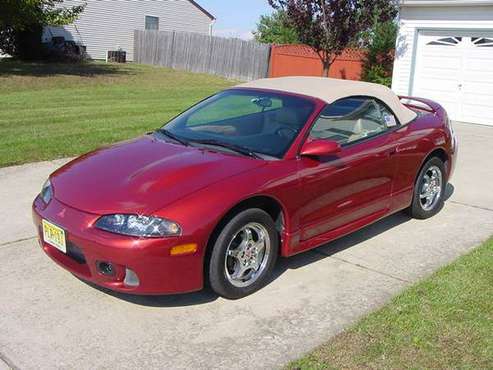 1997 Mitsubishi Eclipse Spyder 2 Dr GS-T Turbo Convertible 42k for sale in Moorestown , NJ