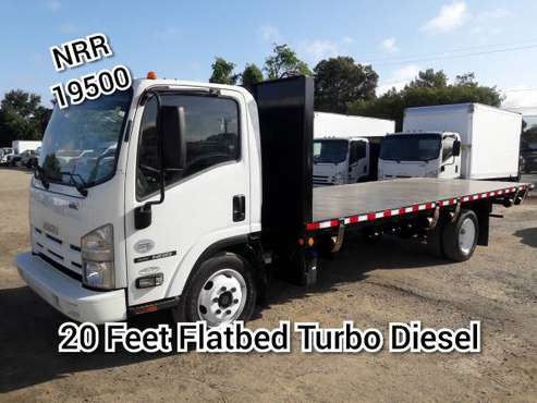 2011 ISUZU NRR 20ft FLATBED TURBO DIESEL - - by for sale in San Jose, CA
