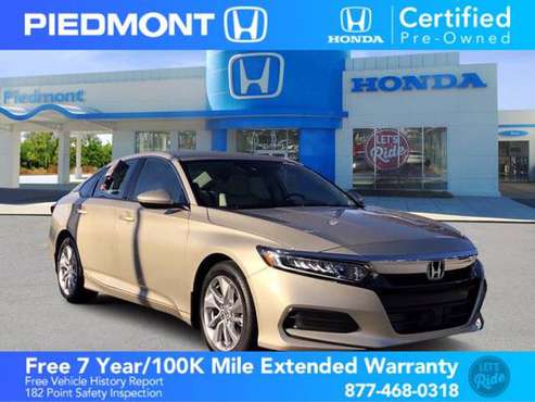 2018 Honda Accord Sedan Champagne Frost For Sale NOW! - cars &... for sale in Anderson, SC