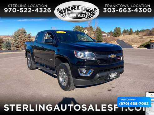 2015 Chevrolet Chevy Colorado Z71 4WD - CALL/TEXT TODAY! - cars &... for sale in Sterling, CO