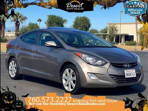 2012 Hyundai Elantra 1 OWNER Limited PZEV Sedan - MORE FOR YOUR... for sale in Palm Desert , CA