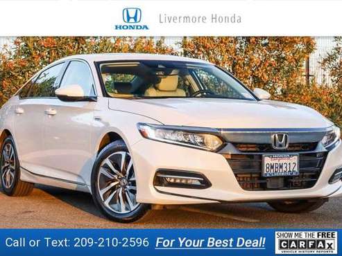 2019 Honda Accord Hybrid EX-L sedan White - - by for sale in Livermore, CA