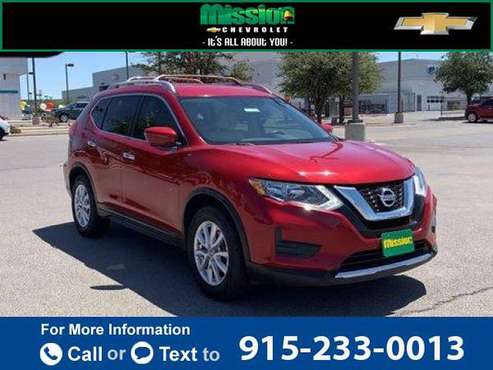 2017 Nissan Rogue SV hatchback Palatial Ruby - - by for sale in El Paso, TX