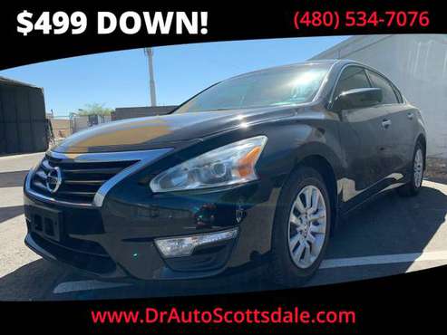 2015 *Nissan* *Altima* *4dr Sedan I4 2.5 S* Black - cars & trucks -... for sale in Scottsdale, AZ